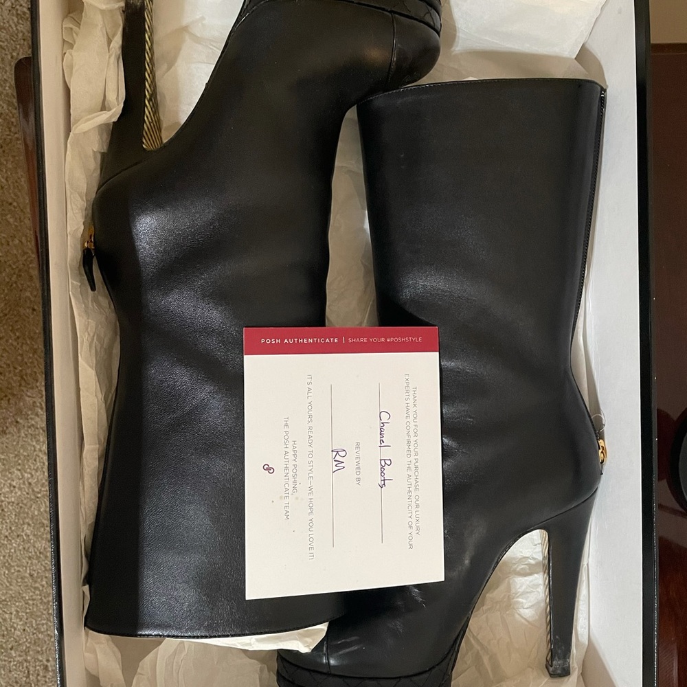 Chanel platform boots AKA “secret weapon”